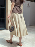 Illien Round Cross Wrap Blouse