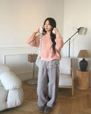 Ramit Snow Flower Pine Needle Soft Angora Round Knit