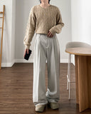 Ronnie Two Tuck Wide Slacks