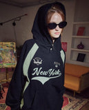 Baseball Snap Raglan Hoodie