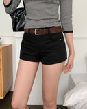 Whip Side Pocket Cotton Shorts