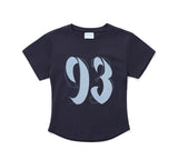 New 93 Logo Crop T-Shirt