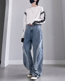 Snitch Curb Stone Wide Denim
