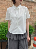 Peng Summer Seersucker Stripe Short Sleeve Shirt