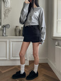 Horse cotton layered skirt pants