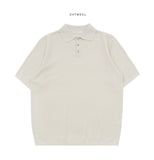 Brit Short Sleeve Collar Knit