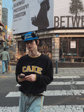 K Color Matching Layered Sweatshirt