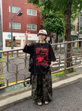 [unisex] Humeco Banding Camo Cargo Wide Pants