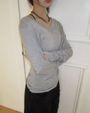 Tael V-neck warmer long-sleeved t-shirt