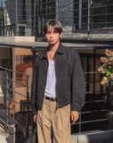 Laken Cotton Washed Zipper Blouson