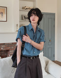 Rise roll up short sleeve shirt