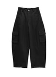 Goel Frill Belt Curved Cotton Pants
