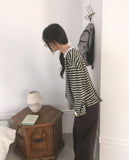 Kiba Stripe Overfit Long Sleeve T-shirt