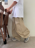 [unisex] Bitmottle Curved Banding Balloon Wide Pants