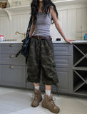 Military Layered Strap Bermuda Pants