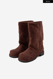 Faye suede fleece winter boots