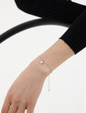 Essence Silver (W) Moissanite Flower Bracelet