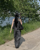 Mob Raw Denim Sleeveless Set-Up