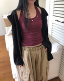 Okyu See-Through Hood Zip-Up