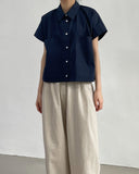 Tapt Big Pocket Crop Shirt