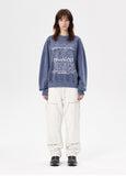 MULTI-LOGO PIGMENT SWEATSHIRT