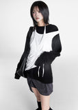 Arc Unbalanced Wrap Skirt