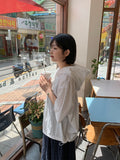 [unisex] Sdit Summer Nylon Hood Over Short Sleeve Shirt