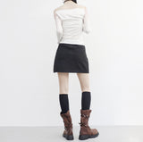 Sehi Printed Off-Shoulder T-Shirt