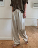 Day Deep Pintuck Banding Wide Slacks