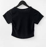 Ruzen Unneck Crop Tee