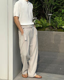 Ribbed Span Henley Neck Knit