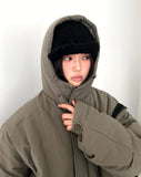 Pine Long Field Padded Hooded Jumper