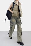 Tima Layered Strap Pocket Pants