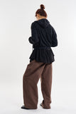 Avery dot crop hood zip-up