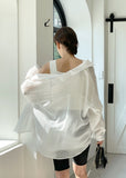 Lentive See-Through Striped Shirt