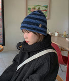 Kemat Stripe Knit Beanie