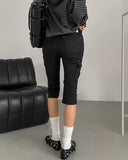 Bliss Slim Cargo Capri Pants