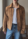 Ready f/w epaulette suede jacket