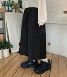 Muoi Banding Dot Crop Bermuda Cotton Pants