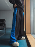 Pian Wide Color Matching Track Pants