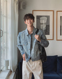 Debor Washed Denim Trucker Jacket