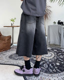 Eddie Dart Bermuda Denim Pants
