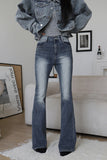 Peach Vintage Wash Denim
