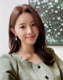 Louibead Flower Cubic Earrings