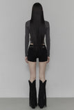 [mnem] Bolero Shirring Top - Renew