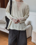 Sponge Grunge Damaged Knit