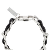 [LAN ARCHIVE] Flat Leather Chain Bracelet