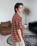 Decker Crop Check Short Sleeve Shirt