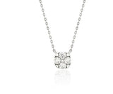 Essence Silver (W) Moissanite Florette Necklace