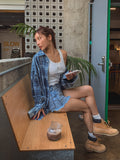 Mori Washed Checkered Shirt